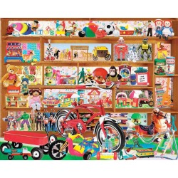 White Mountain Puzzles 972PZ Vintage Toys Puzzle