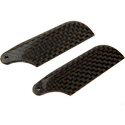 BLADE 1671C Tail Rotor Blade Set Carbon Fiber: B450, B400