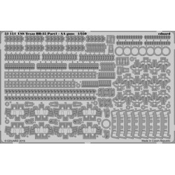 Eduard 53154 1:350 Ship USS Texas BB-35 Pt.1 AA Guns