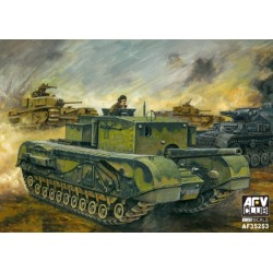 AFV Club 35253 1:35 British Churchill Tank w/3 inch 20CWR Gun