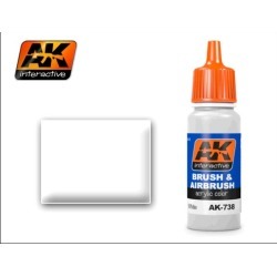 AK Interactive 738 White Acrylic Paint 17ml Bottle