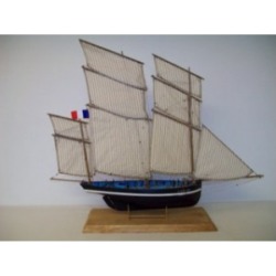 Soclaine 1010 1:50 Petrel 3-Masted 1908 Cancale Fishing Smack Boat