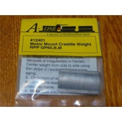 A-Line 12401 HO Motor Mount Cradle Weights - RPP GP60, GP60B, GP60M, G