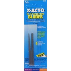 X-Acto 215 #15 Keyhole Saw Blade Carded (5)