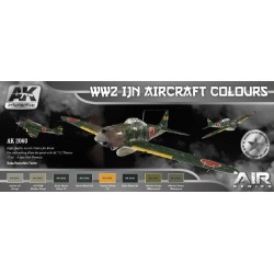 AK Interactive 2060 Air Series: WWII IJN Aircraft Colors Acrylic Paint