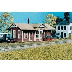 American Model Builders 638 N Springfield Depot Kit - 3 x 1-1/4 x 1-1/