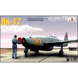 A Model from Russia 7224 1:72 Yak17 Russian Fighter