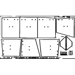 Eduard 35228 1:35 Sturmpanzer IV Brummbr Armor Plates for Dragon Tank
