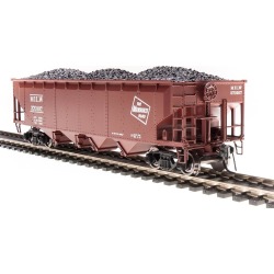 Broadway Limited 2773 HO Milwaukee Road ARA/AAR 70-Ton 4-Bay Hopper (4