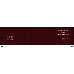 Accurail 4642 HO 40' Dbl Sheath Wood Boxcar Kit - N & W  #68492