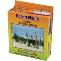 Woodland Scenics SP4124 Basic Desert Plants Add-on Kit