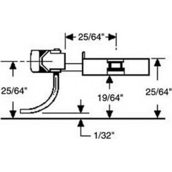 Kadee 41 HO Metal Long (25/64) Underset Shank