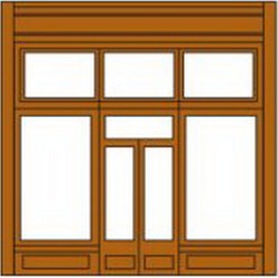 DPM 30161 HO Street Level Wall Sections w/20th Century Entry Kit