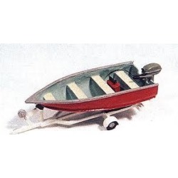 JL Innovative Design 455 HO Fishing Boat, Motor & Trailer