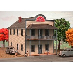 American Model Builders 643 N Windsor Hotel Laser-Cut Wood Kit