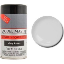 Testors 28137 Gray Primer 3 oz Lacquer Spray Paint