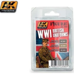 AK Interactive 3080 Figure Series: WWI British Uniforms Acrylic Paint