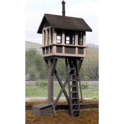 B.T.S. 17505 O Scale Elevated Crossing Shanty Craftsman Building Kit