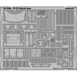 Eduard 36086 1:35 M-55 Quad Gun for Dragon Tank