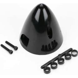 Dubro 297 3" Black 4 Pin Spinner