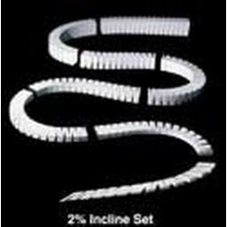 Woodland Scenics ST1410 2.5"x16' 2% Sub terrain Foam Incline Set (8)