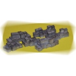 Bar Mills 2009 HO Wooden Crate Stack Unpainted (6)