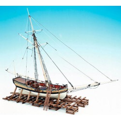 Model Shipways 2160 1:48 Armed Virginia Sloop 1768 Wood Model Ship Kit