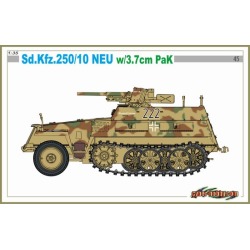 Dragon 6595 1:35 SdKfz 250/10 NEU Halftrack w/3.7cm PaK Gun