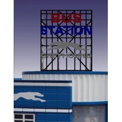 Miller Engineering 5681 O Greyhound Bus Station Animated Billboard