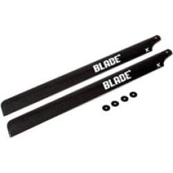 Blade 4315 Carbon Fiber Flybarless Main Blade Set with Washers: B450