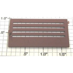 Lionel 7305-15 Red Oxide Lower Stock Car Door (2)