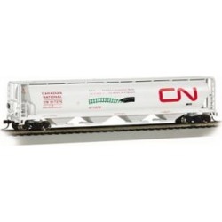 Bachmann 19132 HO Canadian National Cylindrical 4-Bay Grain Hopper