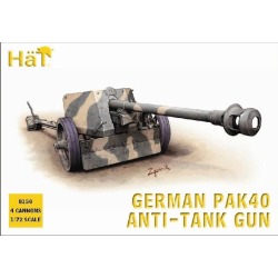 Hat Industries 8150 1:72 German PaK 40 Anti-Tank Gun (4)