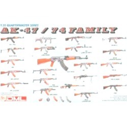 Dragon 3802 1:35 AK47/74 Family Assault Rifle Set (44)