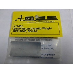 A-Line 12402 HO Motor Mount Cradle Weights - RPP SD60, SD45-2, SD90MAC