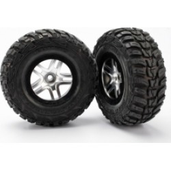 Traxxas 5882R Split Spoke Wheel & SoftKumho Tire(2): Slash 2WD Front