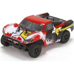 ECX 00014T2 1/24 Torment 4wd Short Course Truck: Black/Red Ready-to-Ru