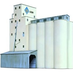 Walthers 933-3225 N Scale ADM Grain Elevator Building Kit