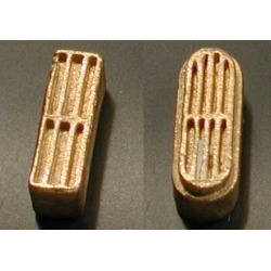 Cal Scale 190-633 HO HO U25B Exhaust Stack 1 Each Squared & Oval, Lost