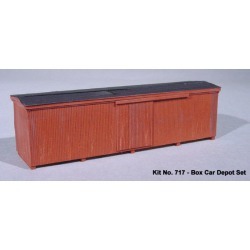 American Model Builders 717 HO Box Car Depot Lineside Structures Kit