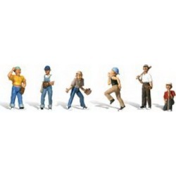 Woodland Scenics A2146 N Scale Baseball Players Figures #2 (6)