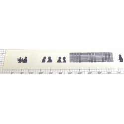 Lionel 2432-28 Right Hand-Window Strips Passenger Car
