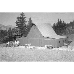 American Model Builders 711 HO Feeder Barn Lineside Structures Kit