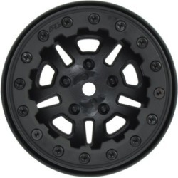 Pro-Line Racing 2756-15 FaultLine 2.2" Black/Black Bead-Loc 10-Spoke F