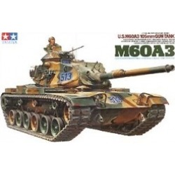 Tamiya 35140 1/35 US M60A3 Tank w/105mm Gun