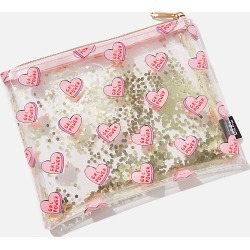 Typo - Clear It Pencil Case - Grl power hearts