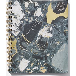 Typo - A5 Campus Notebook Recycled - Black terrazzo