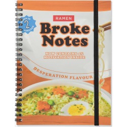 Typo - A5 Spinout Notebook Recycled - Broke notes noodles