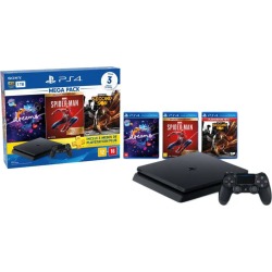 Console Playstation 4 Hits 1TB Bundle 17 - Dreams + Marvel's Spider-Man + Infamous Second Son - PS4