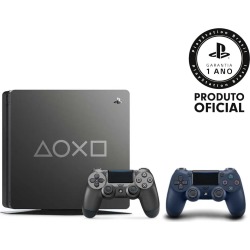 Console PlayStation 4 1TB + Days Of Play + Controle Dualshock 4 Azul - PS4